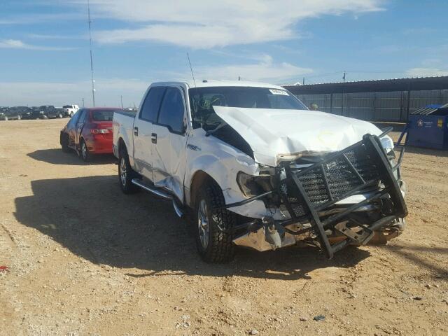 1FTFW1EV9AFD91005 - 2010 FORD F150 SUPER WHITE photo 1