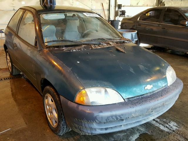 2C1MR2262W6701382 - 1998 CHEVROLET METRO GREEN photo 1