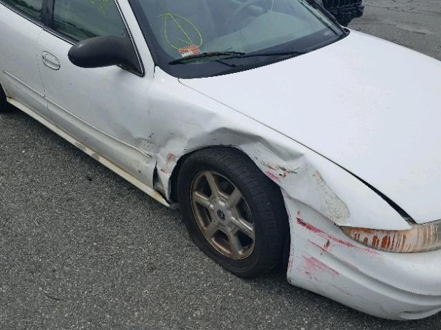 1G3NF52E14C103765 - 2004 OLDSMOBILE ALERO GLS 白色 照片 9