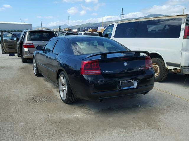 2B3LA73W26H335463 - 2006 DODGE CHARGER SR BLACK photo 3