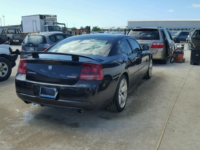 2B3LA73W26H335463 - 2006 DODGE CHARGER SR BLACK photo 4