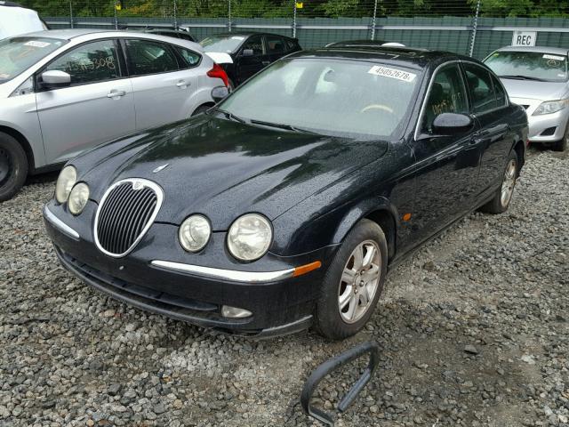 SAJEA01T33FM88357 - 2003 JAGUAR S-TYPE BLACK photo 2