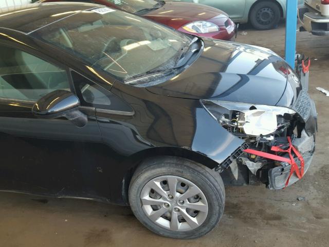 KNADM4A33E6386291 - 2014 KIA RIO LX Սև լուսանկար 9