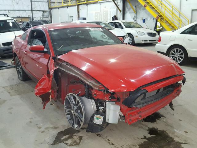 1ZVBP8AM3E5292920 - 2014 FORD MUSTANG RED photo 1