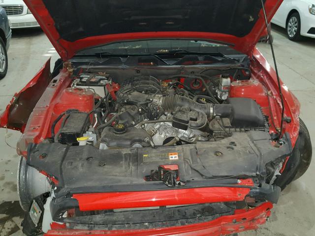 1ZVBP8AM3E5292920 - 2014 FORD MUSTANG RED photo 7