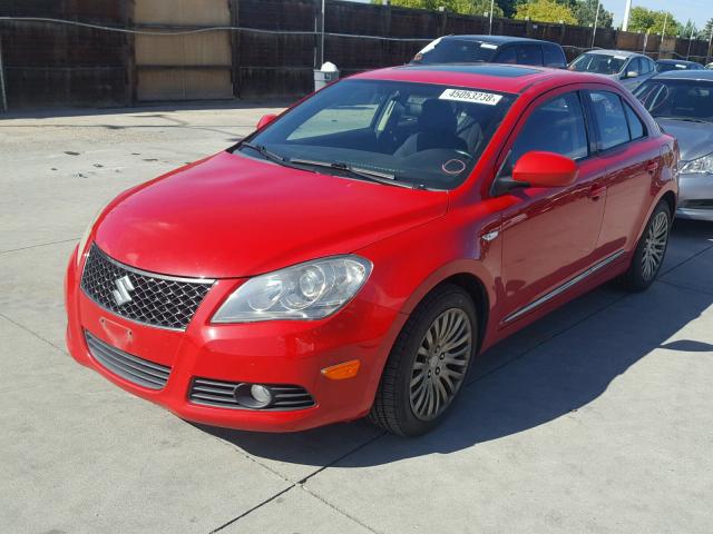 JS2RF9A56A6100354 - 2010 SUZUKI KIZASHI GT RED photo 2