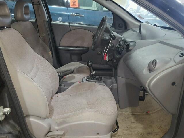 1G8AF52F15Z106035 - 2005 SATURN ION LEVEL BLACK photo 5