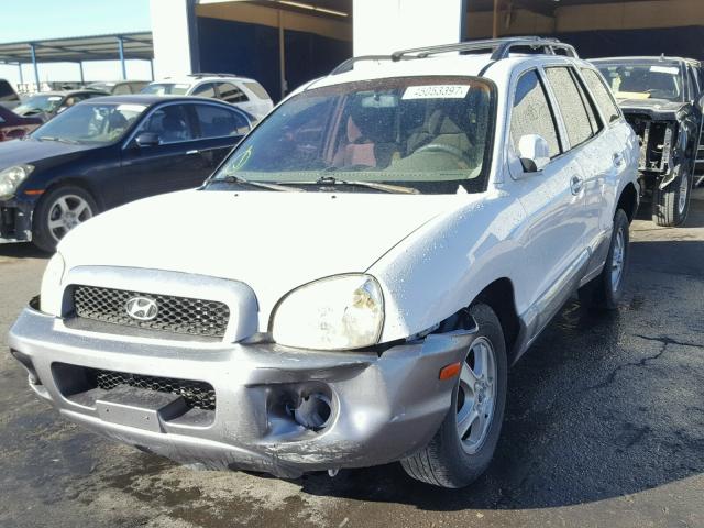 KM8SB12B24U769388 - 2004 HYUNDAI SANTA FE G WHITE photo 2