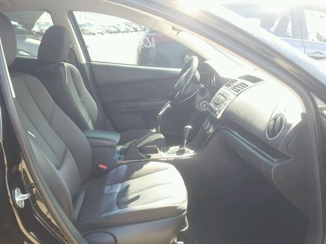 1YVHZ8DH1C5M23260 - 2012 MAZDA 6 I BLACK photo 5