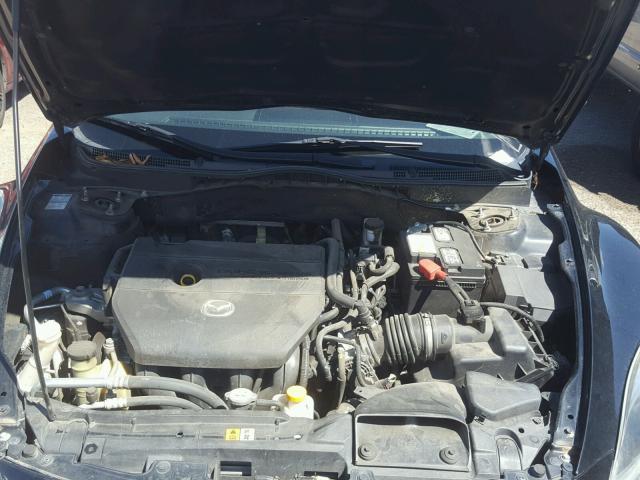 1YVHZ8DH1C5M23260 - 2012 MAZDA 6 I BLACK photo 7