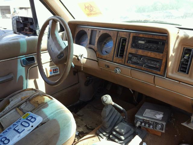 1FMCU14T1HUC99445 - 1987 FORD BRONCO II BROWN photo 9