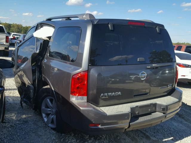 5N1BA0ND5AN618044 - 2010 NISSAN ARMADA GRAY photo 3