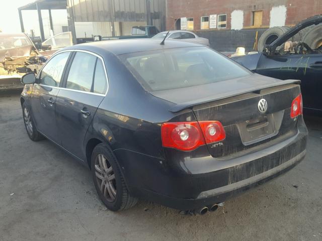 3VWEG71K47M196166 - 2007 VOLKSWAGEN JETTA WOLF BLACK photo 3