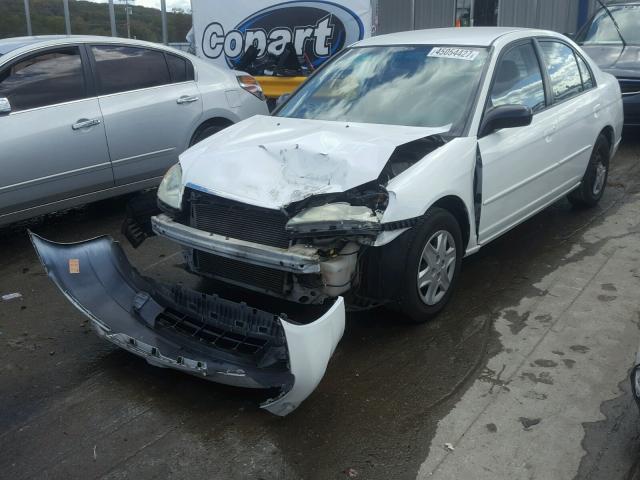 2HGES16593H624440 - 2003 HONDA CIVIC WHITE photo 2