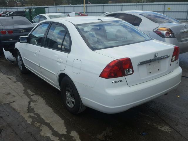 2HGES16593H624440 - 2003 HONDA CIVIC WHITE photo 3