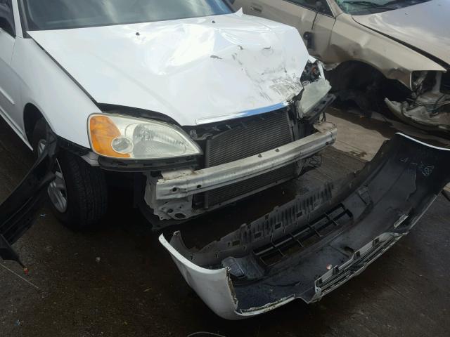 2HGES16593H624440 - 2003 HONDA CIVIC WHITE photo 9