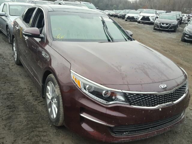 5XXGU4L36HG144825 - 2017 KIA OPTIMA RED photo 1