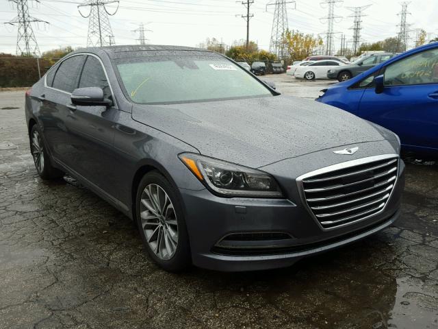 KMHGN4JE8FU048733 - 2015 HYUNDAI GENESIS 3. GRAY photo 1