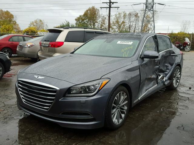 KMHGN4JE8FU048733 - 2015 HYUNDAI GENESIS 3. GRAY photo 2