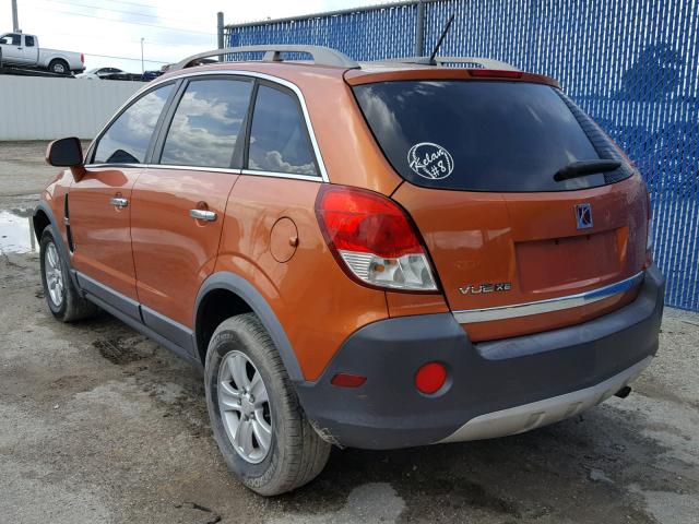 3GSCL33P78S679983 - 2008 SATURN VUE XE ORANGE photo 3