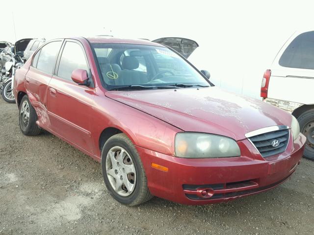 KMHDN46D04U720963 - 2004 HYUNDAI ELANTRA RED photo 1