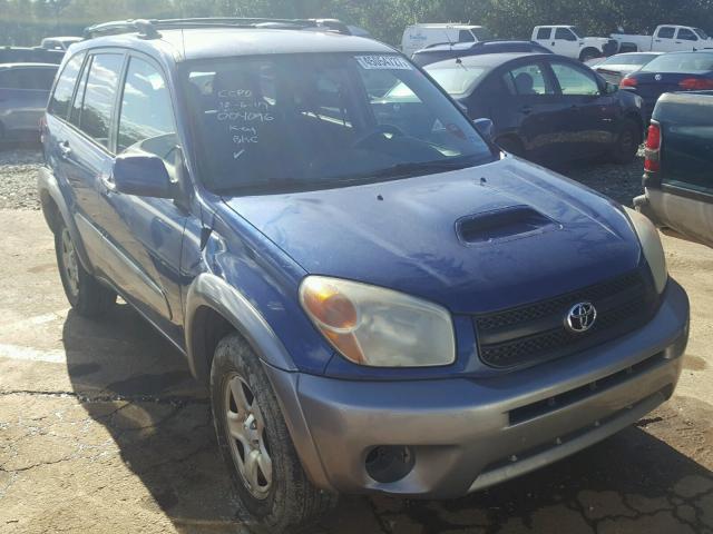 JTEGD20V840004096 - 2004 TOYOTA RAV4 BLUE photo 1