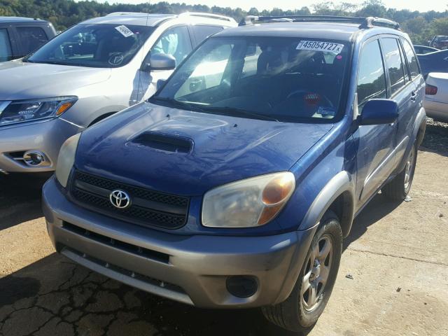 JTEGD20V840004096 - 2004 TOYOTA RAV4 BLUE photo 2