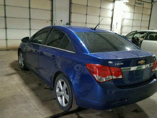 1G1PE5SB9D7152506 - 2013 CHEVROLET CRUZE BLUE photo 3