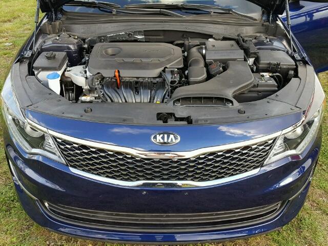 5XXGU4L39HG170142 - 2017 KIA OPTIMA BLUE photo 7