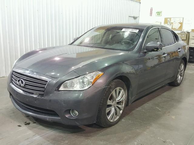 JN1BY1AP8CM331251 - 2012 INFINITI M37 GRAY photo 2