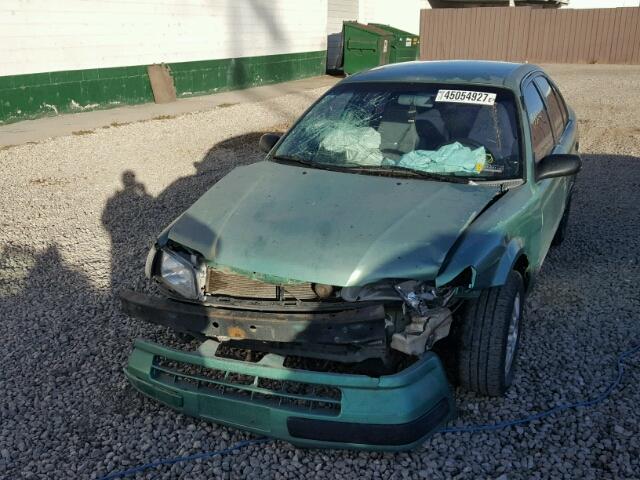 JT2BC52L3W0293561 - 1998 TOYOTA TERCEL GREEN photo 2