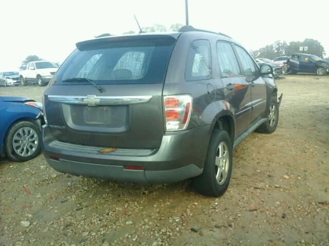 2CNDL13F076041143 - 2007 CHEVROLET EQUINOX LS GRAY photo 4