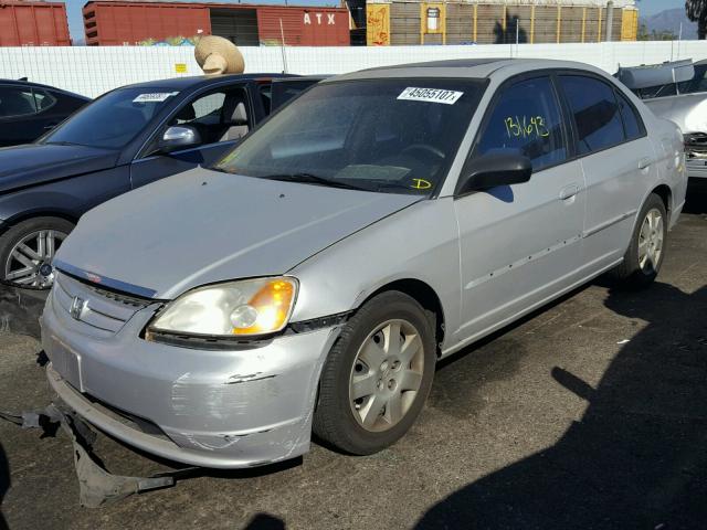 2HGES268X2H553554 - 2002 HONDA CIVIC EX 银色 照片 2