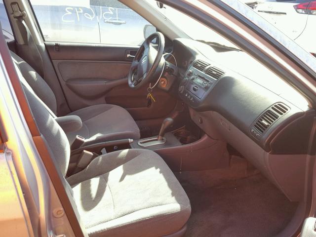 2HGES268X2H553554 - 2002 HONDA CIVIC EX 银色 照片 5