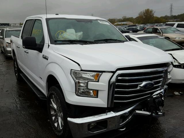 1FTEW1EP3FKE19716 - 2015 FORD F150 SUPER WHITE photo 1