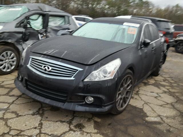 JN1CV6AP3DM715773 - 2013 INFINITI G37 BASE BLACK photo 2