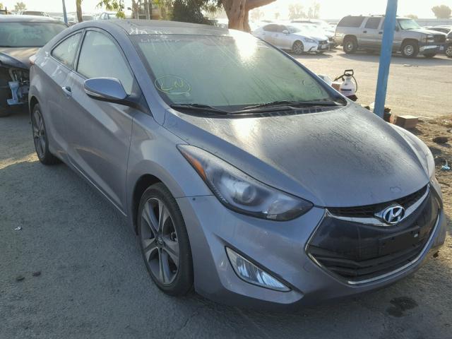 KMHDH6AH4EU025481 - 2014 HYUNDAI ELANTRA CO SILVER photo 1