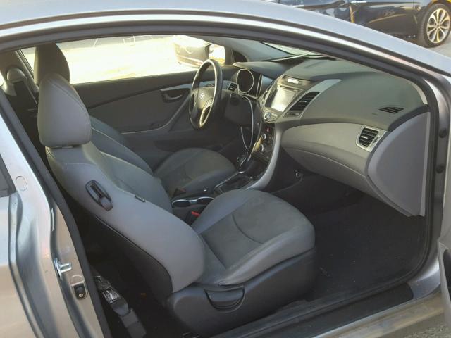 KMHDH6AH4EU025481 - 2014 HYUNDAI ELANTRA CO SILVER photo 5