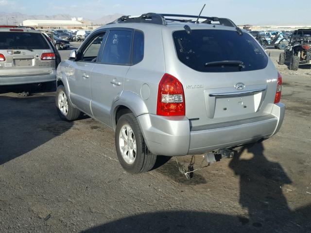 KM8JN12B39U976088 - 2009 HYUNDAI TUCSON SE SILVER photo 3