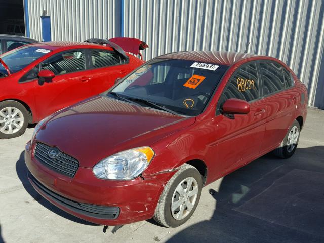 KMHCN4AC4AU484341 - 2010 HYUNDAI ACCENT GLS MAROON photo 2