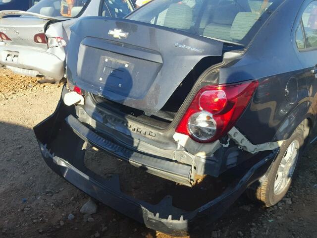 1G1JA5SH1C4173422 - 2012 CHEVROLET SONIC LS 灰色 照片 9