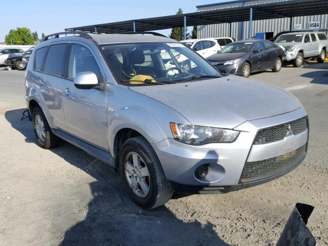 JA4AS2AW6AZ019110 - 2010 MITSUBISHI OUTLANDER SILVER photo 1