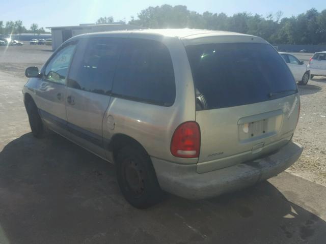 2B4GP45G1YR715665 - 2000 DODGE CARAVAN SE GREEN photo 3