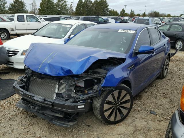 5XXGR4A6XCG064712 - 2012 KIA OPTIMA SX BLUE photo 2