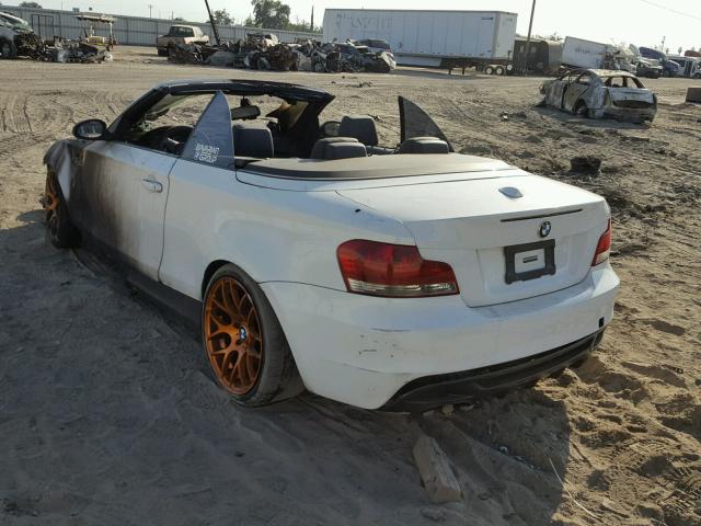 WBAUN93548VE94053 - 2008 BMW 135 I Ақ фото 3