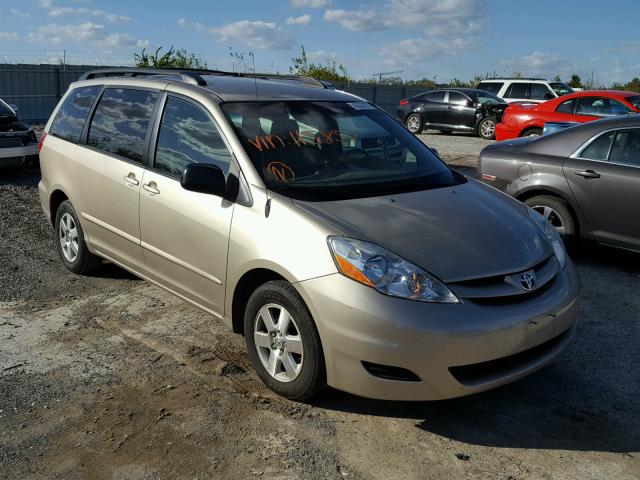 5TDZK23C48S115857 - 2008 TOYOTA SIENNA CE GOLD photo 1