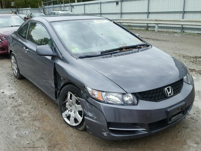 2HGFG11659H505086 - 2009 HONDA CIVIC LX GRAY photo 1