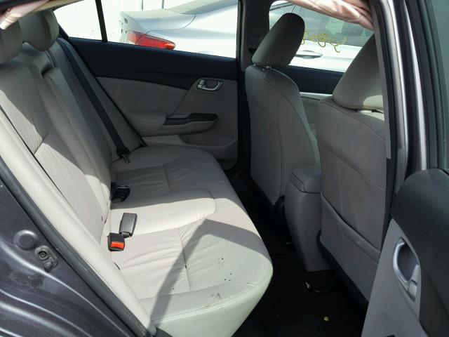 2HGFB2F92FH542275 - 2015 HONDA CIVIC EXL 灰色 照片 6
