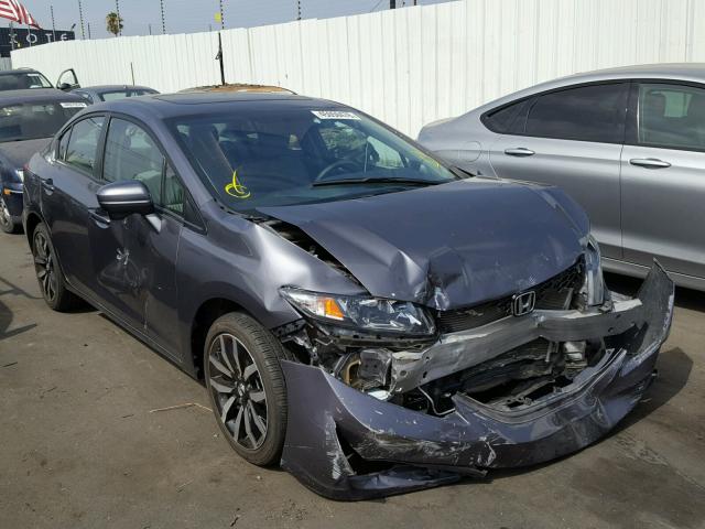 2HGFB2F92FH542275 - 2015 HONDA CIVIC EXL 灰色 照片 9