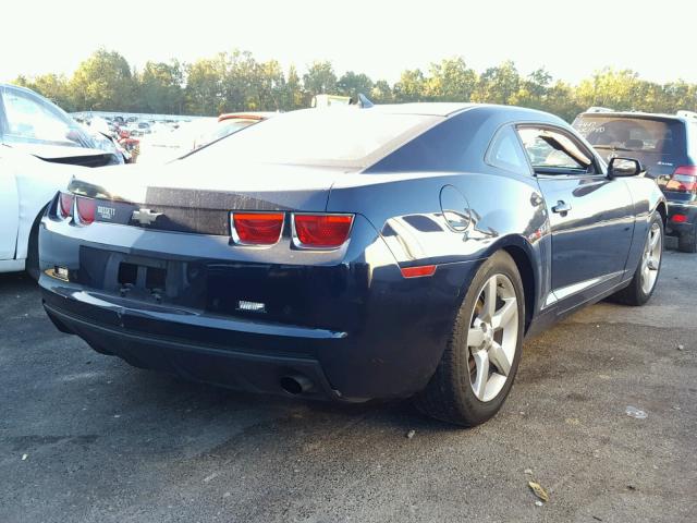 2G1FC1ED6B9161666 - 2011 CHEVROLET CAMARO BLUE photo 4